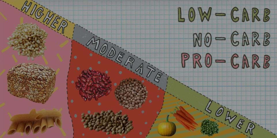 KOOLHYDRAATARM, GEEN KOOLHYDRATEN OF PRO-KOOLHYDRATEN?