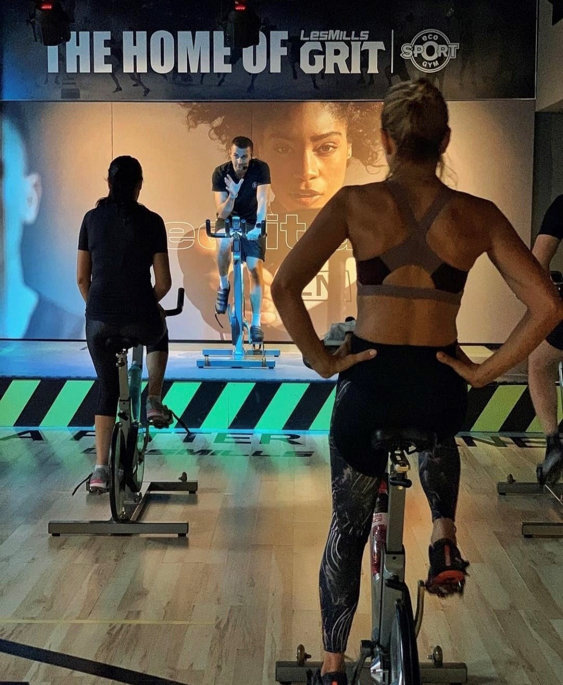 cycle group fitness class